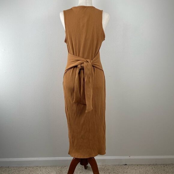 NWT Gibsonlook Sleeveless V-Neck Midi Dress Size L - Picture 5 of 8